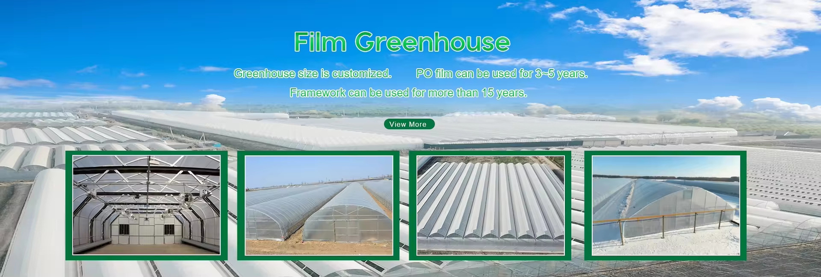 Agricultural Glass Greenhouse
