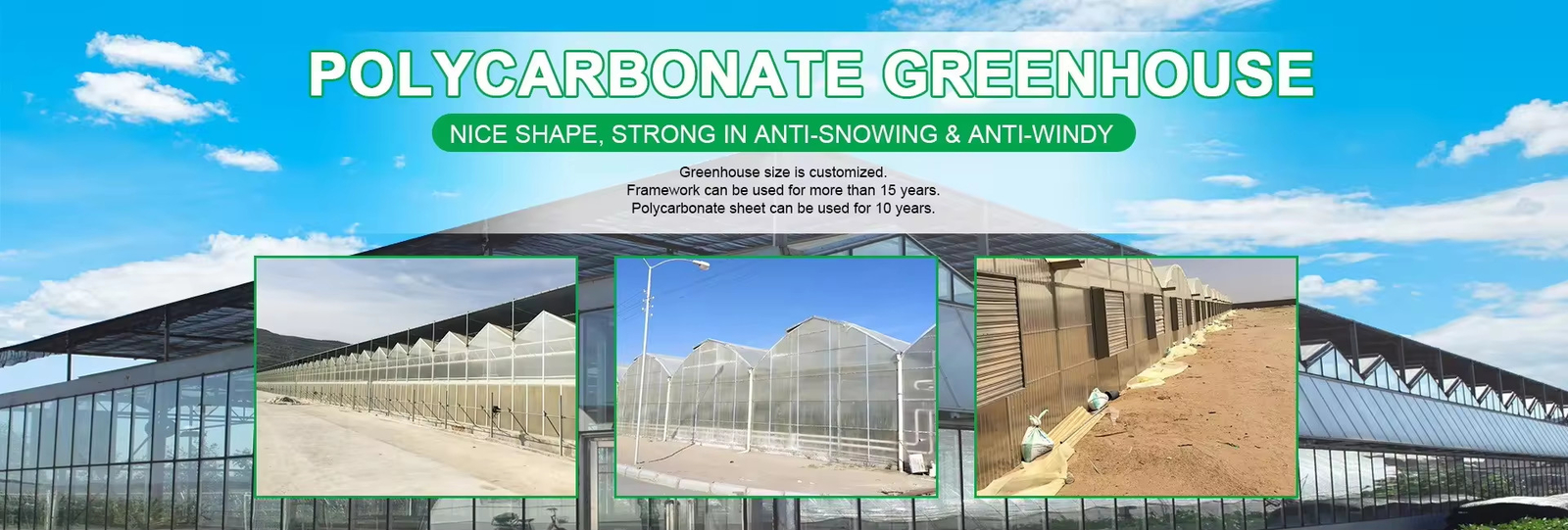 Poly Tunnel Greenhouse